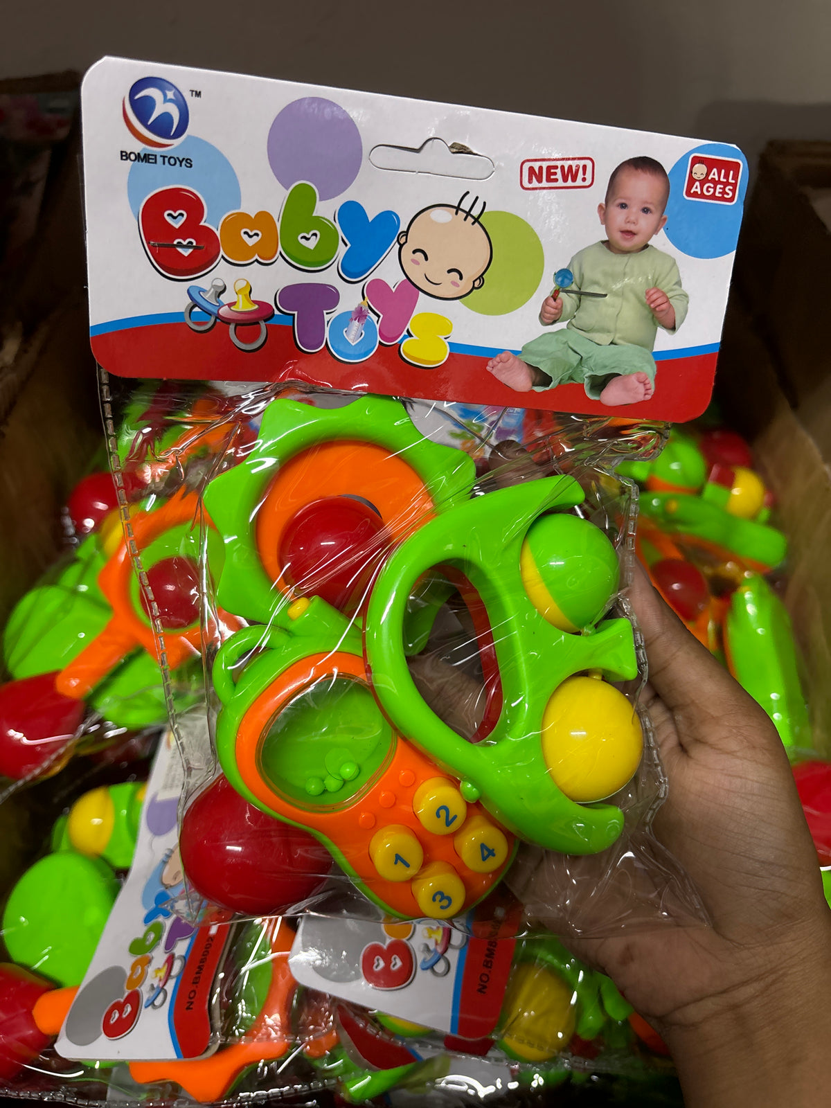 E266-3PCs Baby Rattle Set