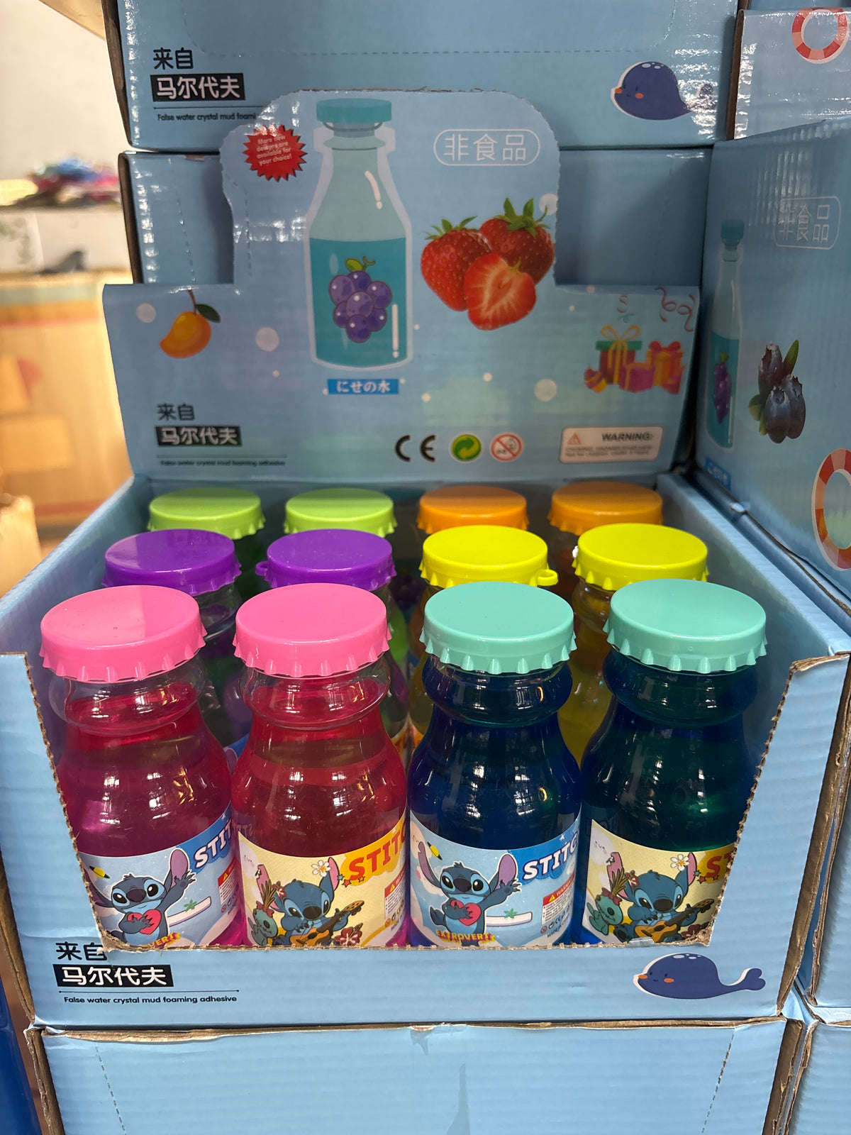E137-Stitch Slime bottle fruit scented(12pcs box $60)