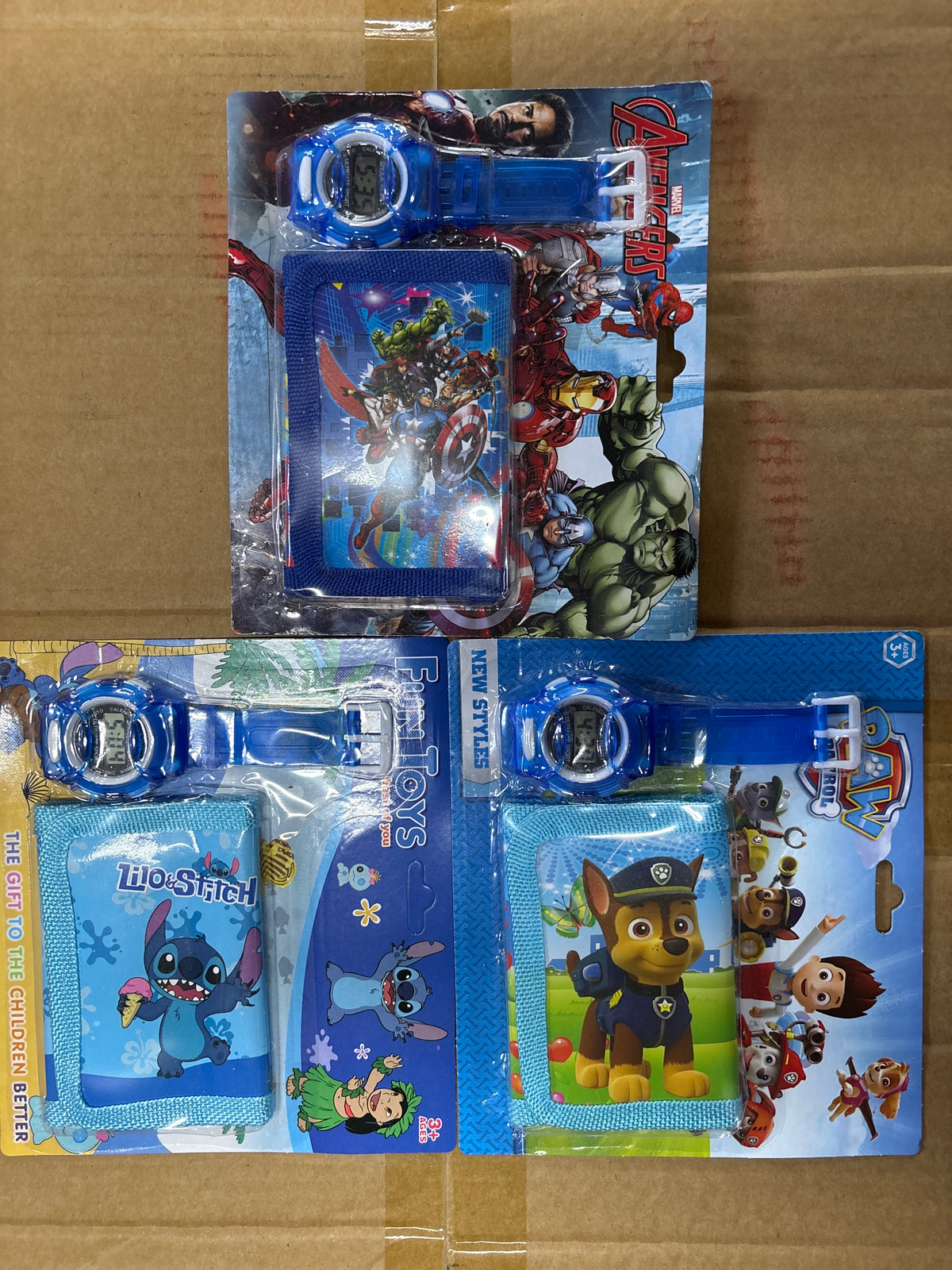 E308- Boys Disney Watch/Wallet Set