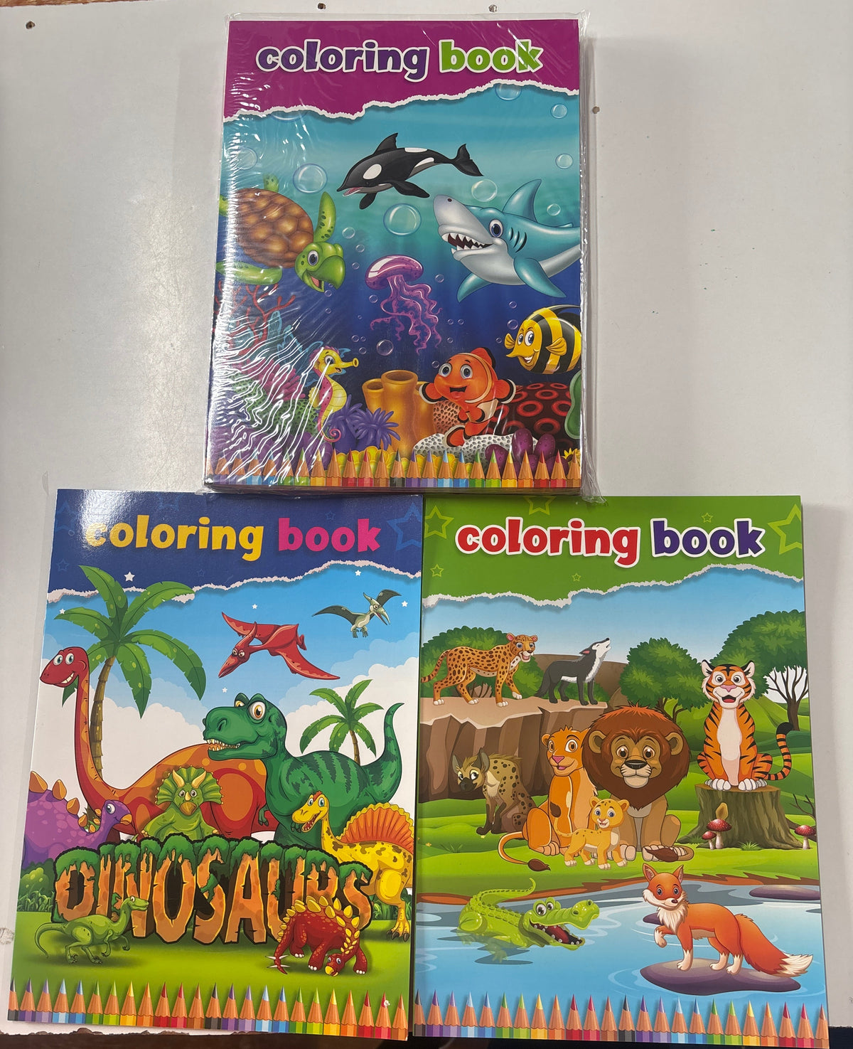 W122 - $7 Coloring Books Assorted