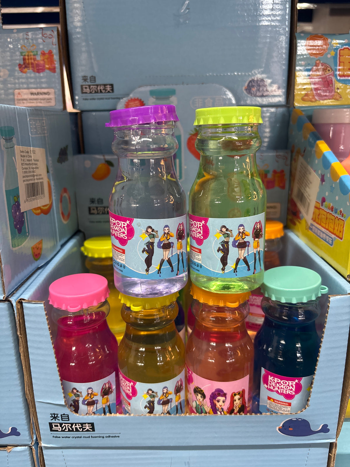 E134- KPop Slime bottle fruit scented(12box$60)