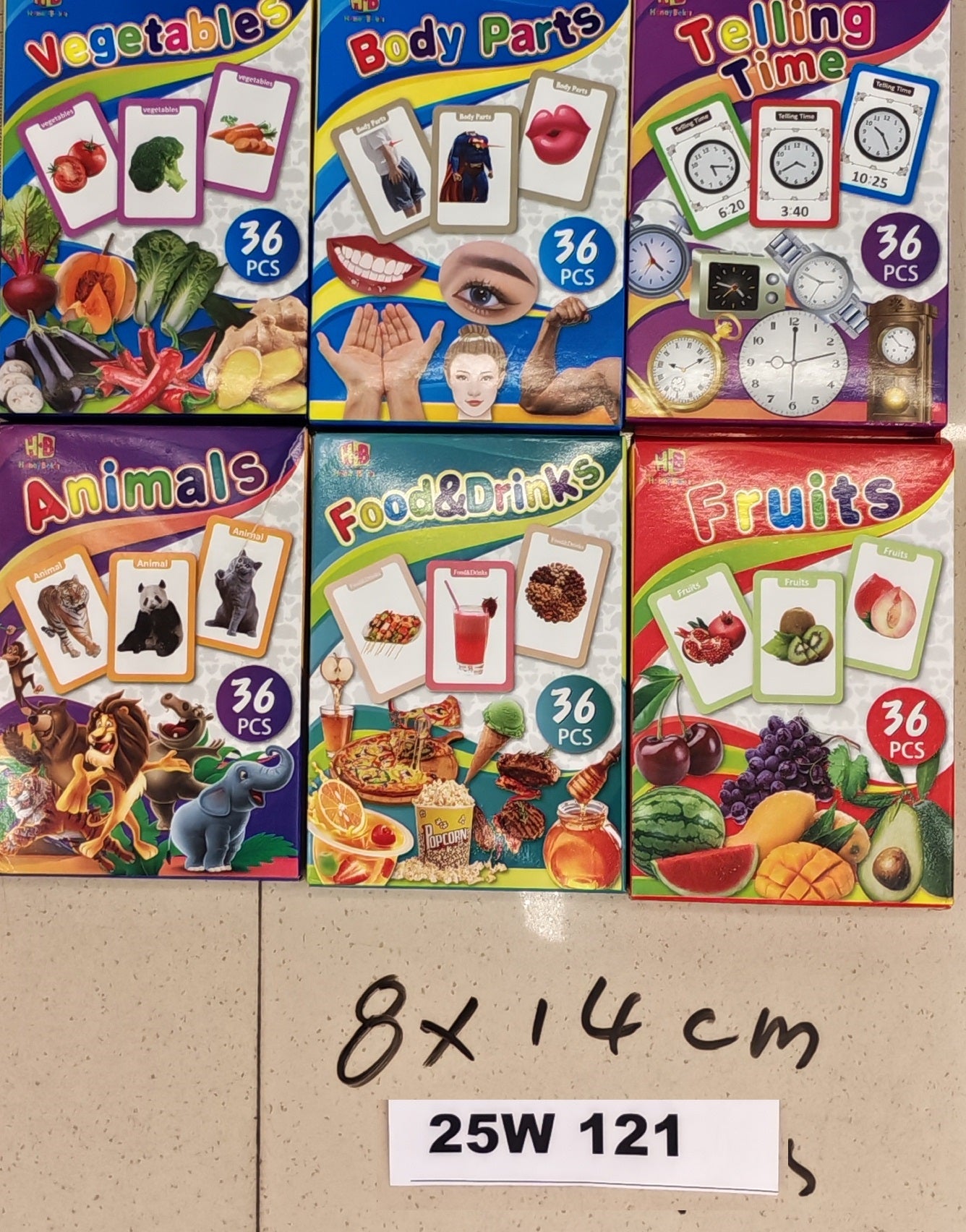W121 - FLASH CARDS (8X14CM)