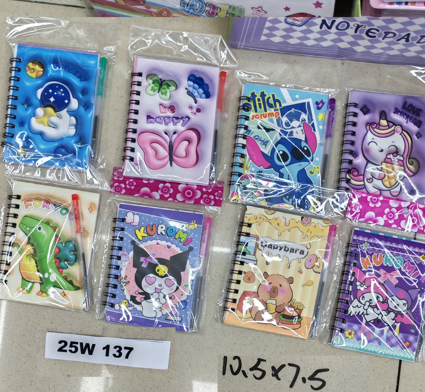 W137 - MINI BOOK SET (10.5X7.5CM)