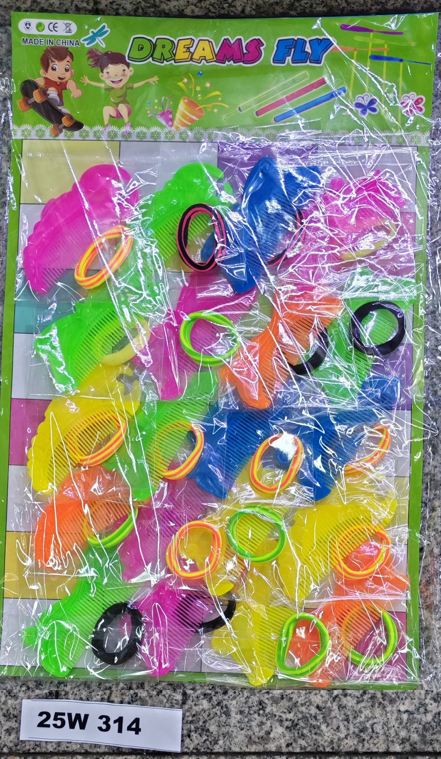 W314 - COMB/HAIR HOLDER 20 PC