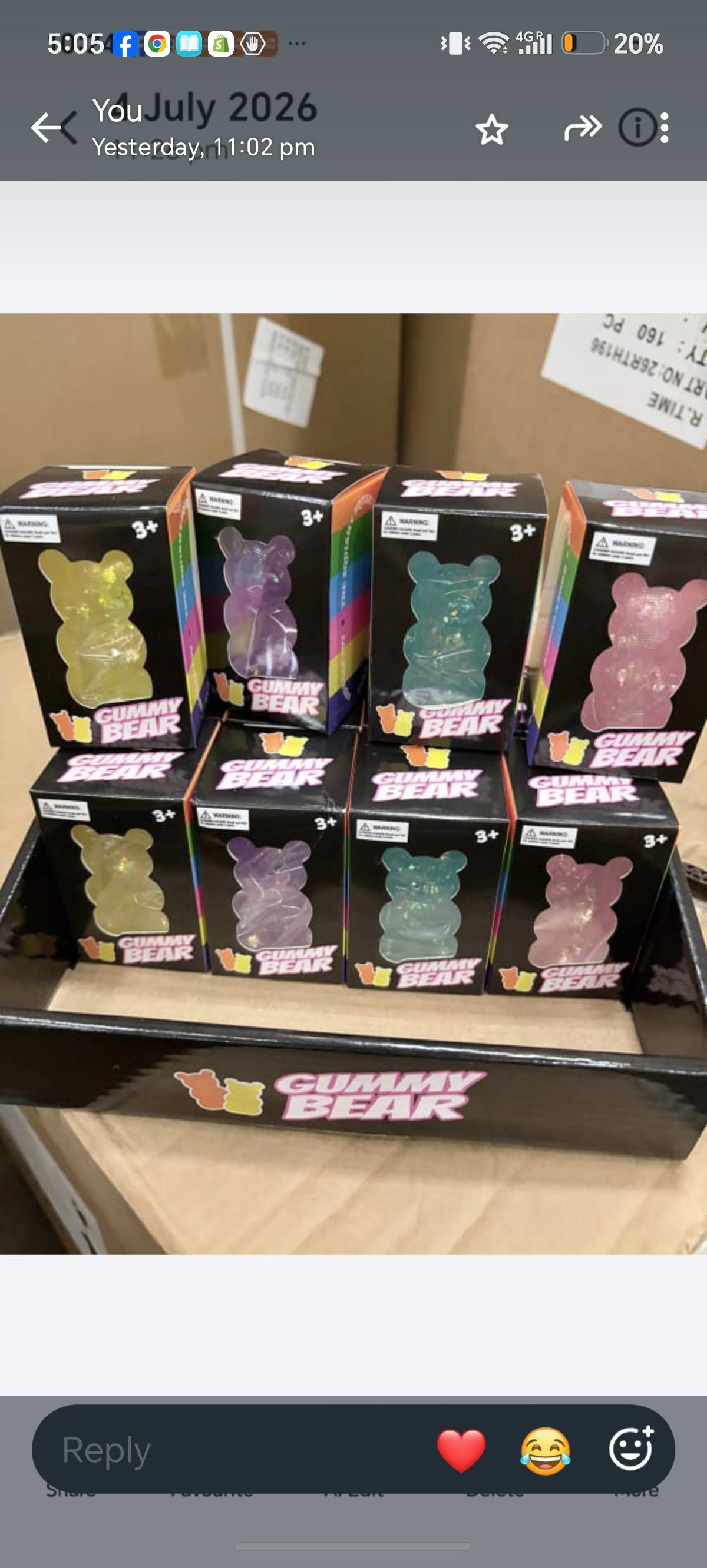 E189- GummyBear Squishy