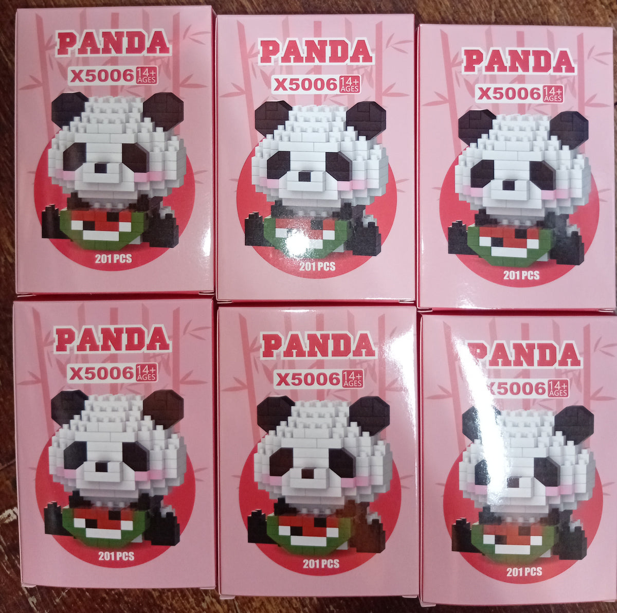 E304 -2 - Mini Lego Bricks Panda