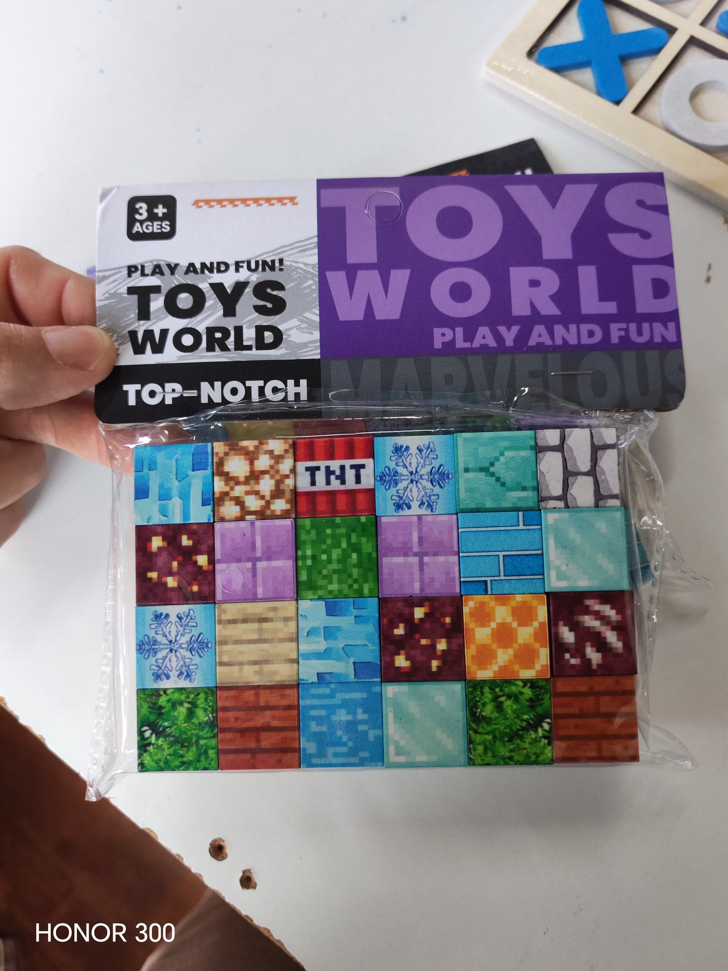 W414 - MINECRAFT BLOCKS MAGNETIC 24PC