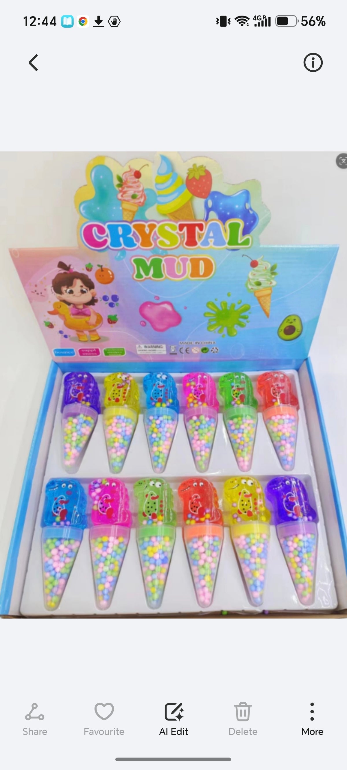 E232- Ice Cream Dino Slime(12PCs box$60)