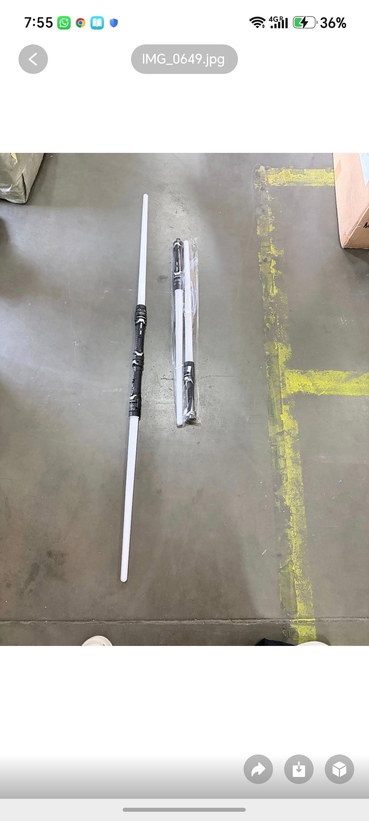 E164- Star Wars Sword (attached another) (1pc)