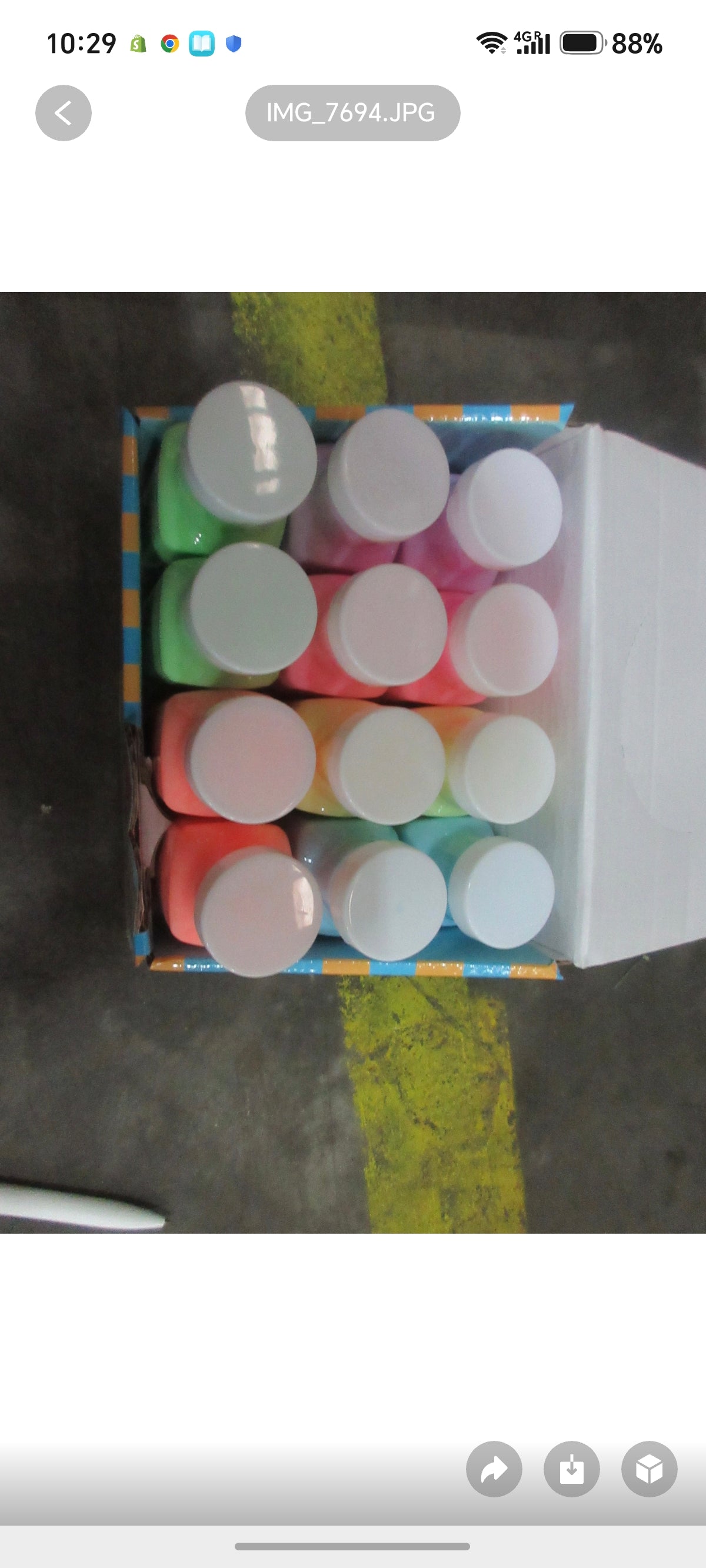 E136- Kumi Slime bottle fruit scented (12pc boc$60)