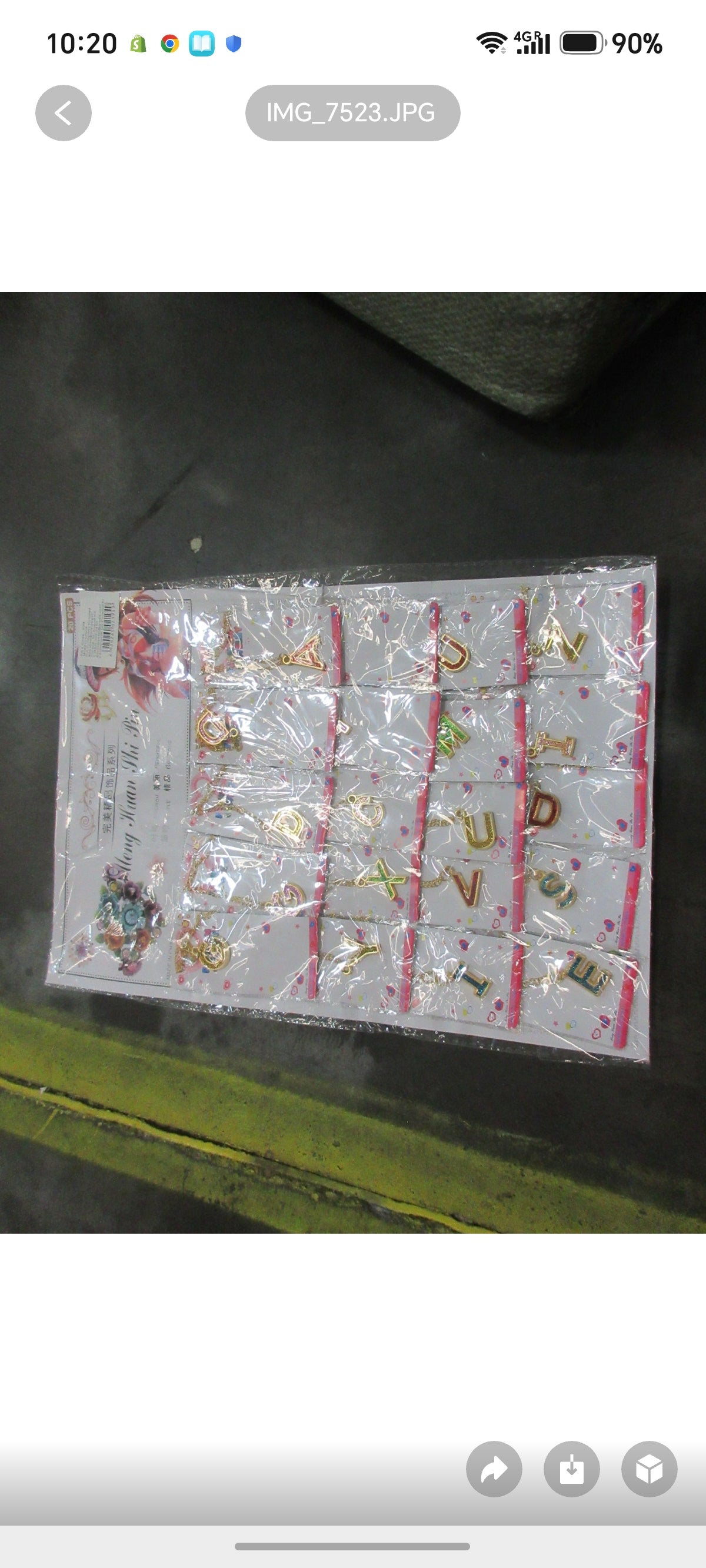 E94- Alphabet Necklace