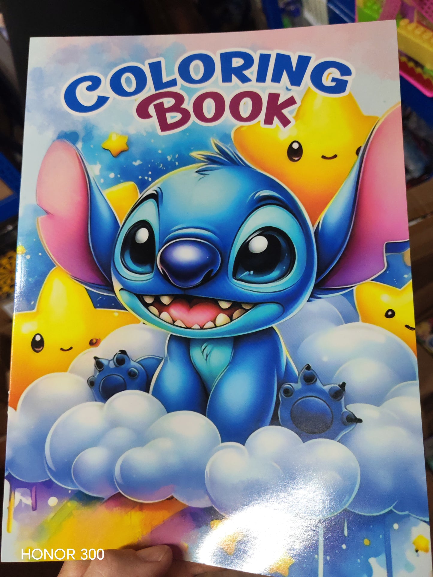 W122 - $10 - COLORING BOOK STITCH (28.5X20CM)