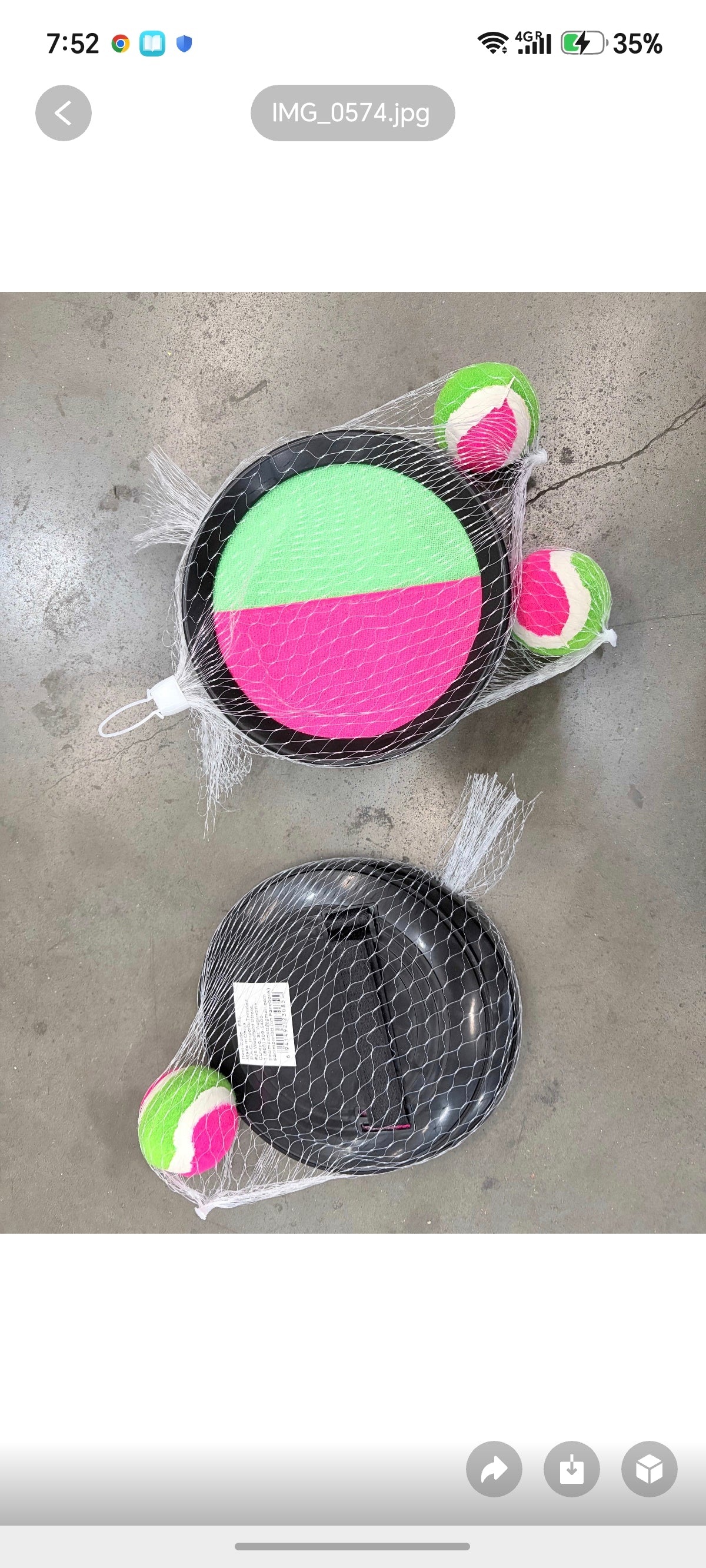 E85-Velcro Ball Game(1pc)