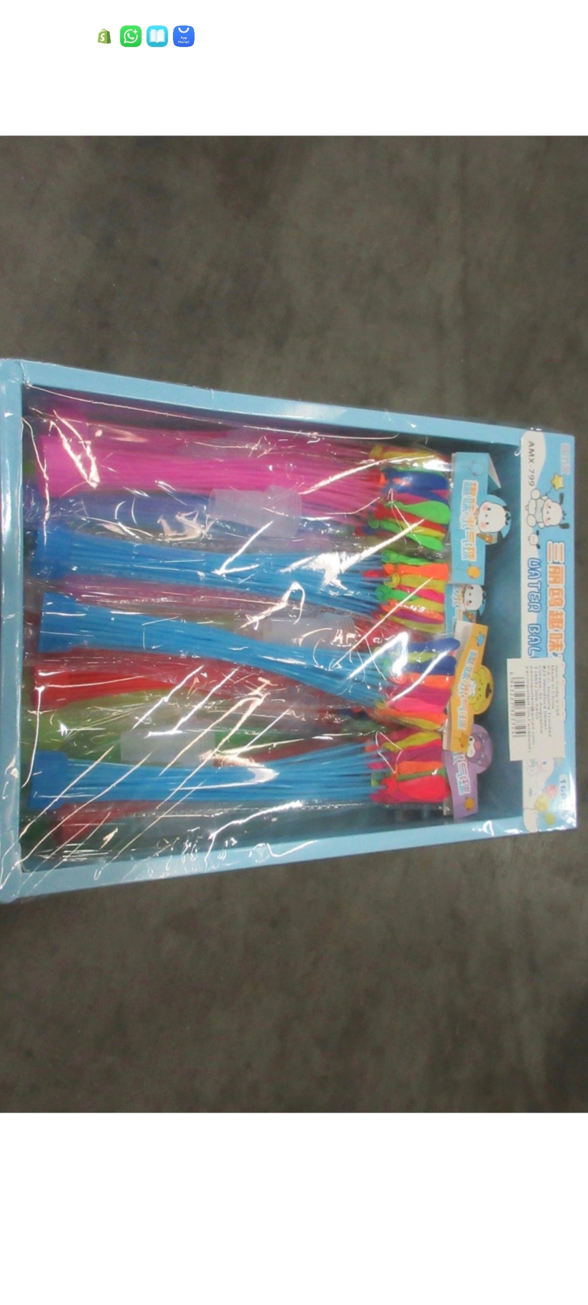 E108- Water Balloons set(36pcs box$180)