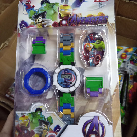 VD211 - AVENGERS LEGO WATCH SET