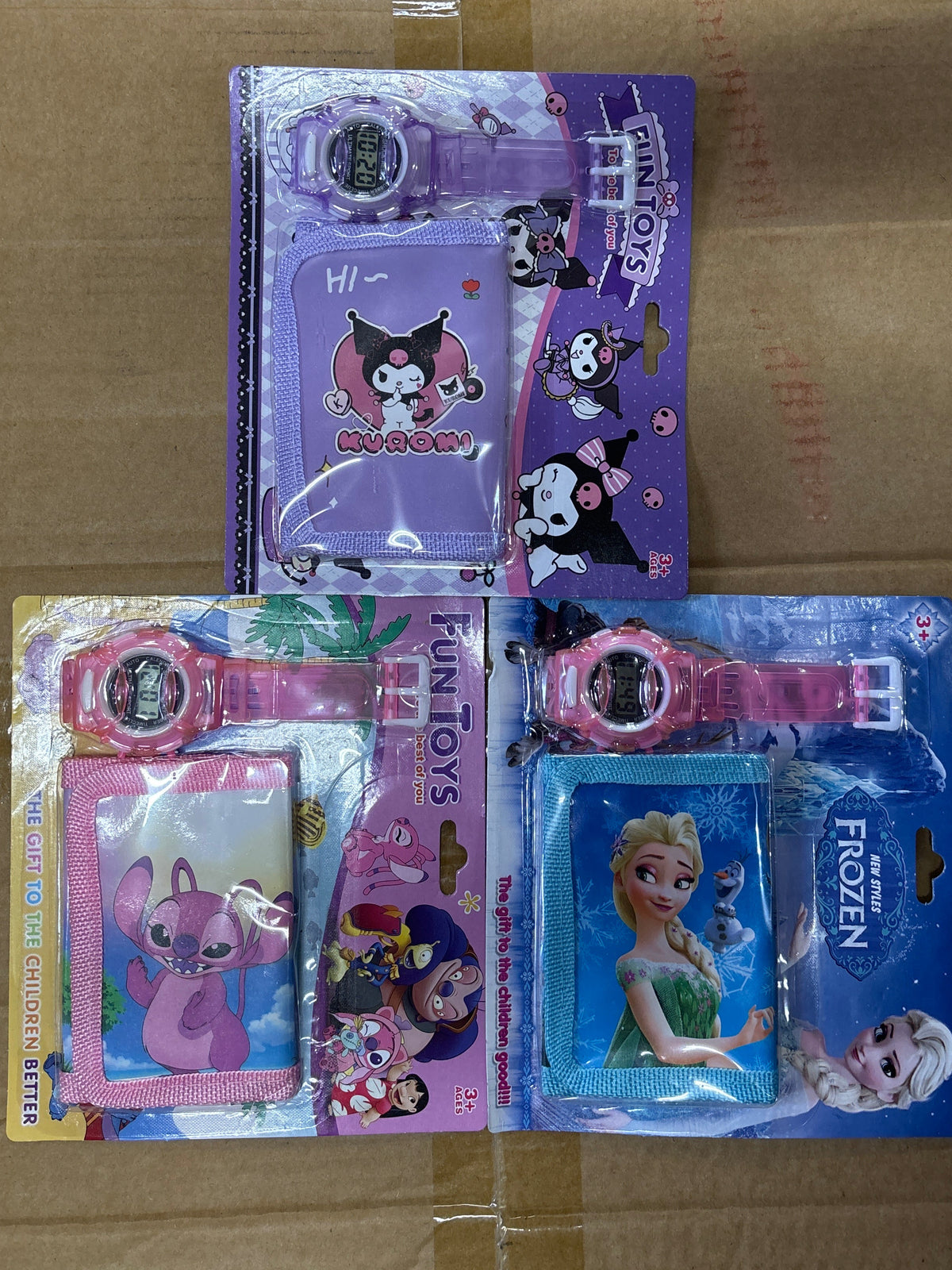 E308- Girls Disney Watch/Wallet Set