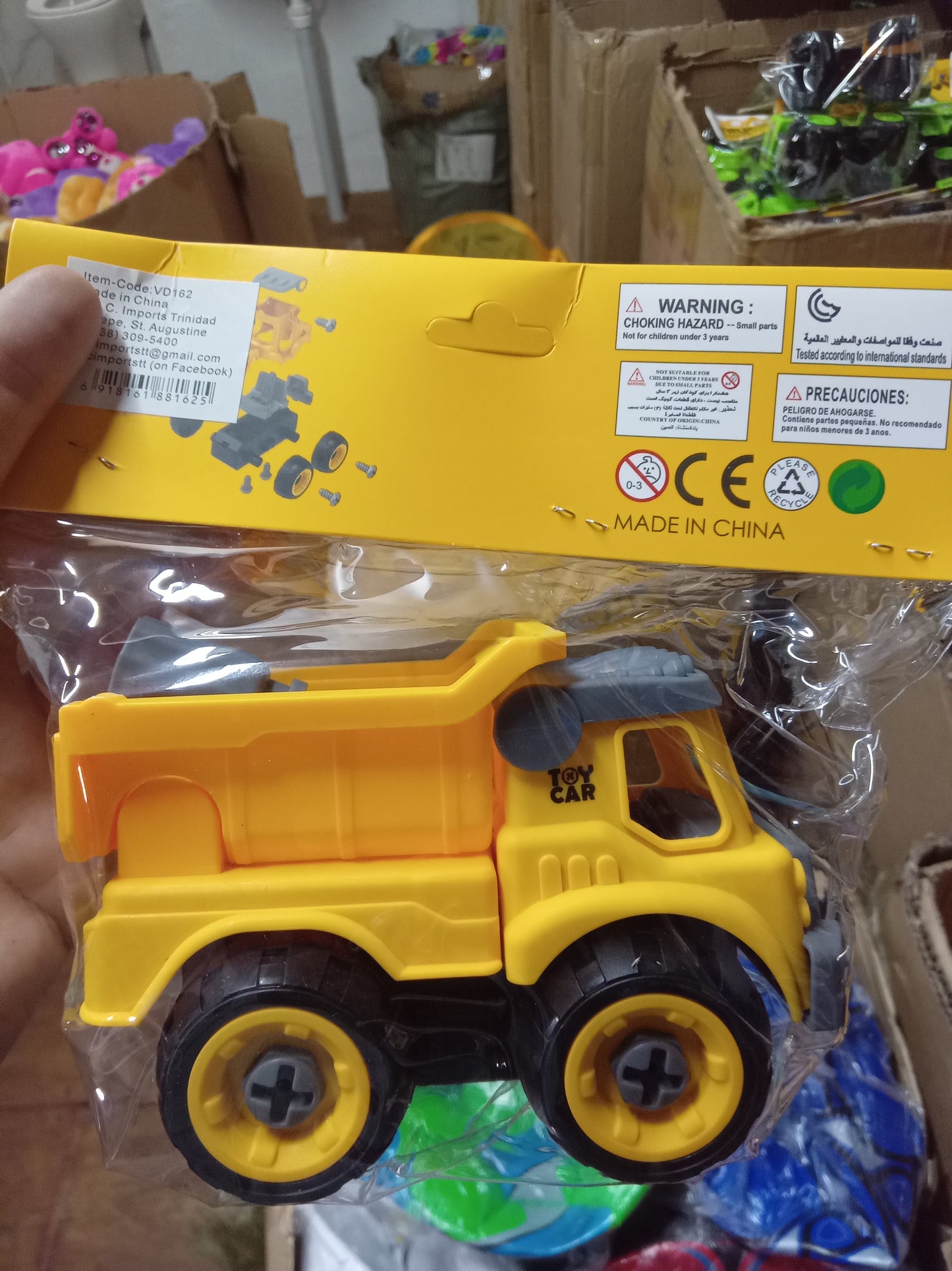 VD162 - CONSTRUCTION TRUCK TOY