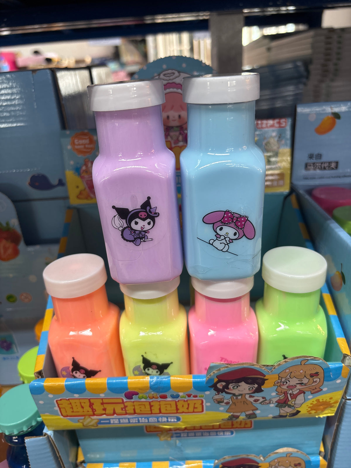 E136- Kumi Slime bottle fruit scented (12pc boc$60)