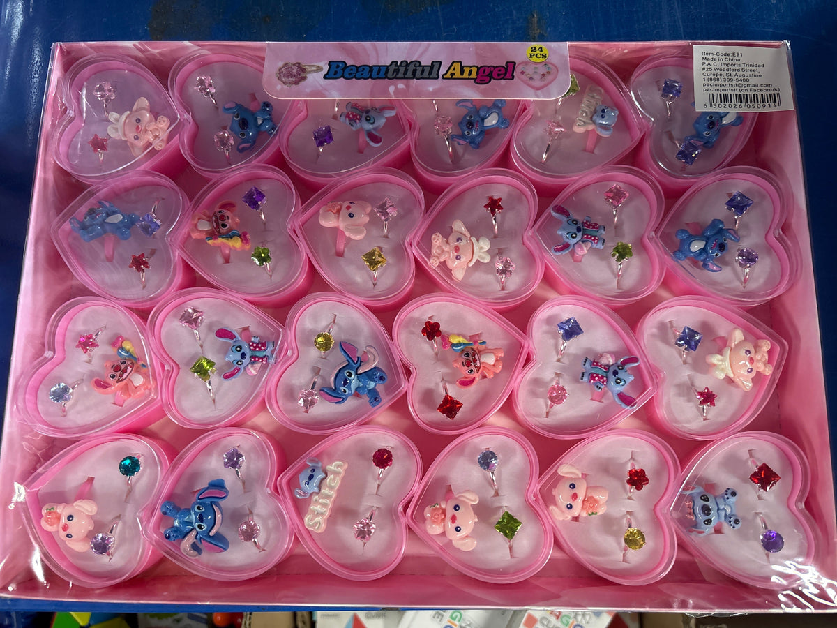 E91-Stitch 3pc Jewelry Set( 24PCs box $120)