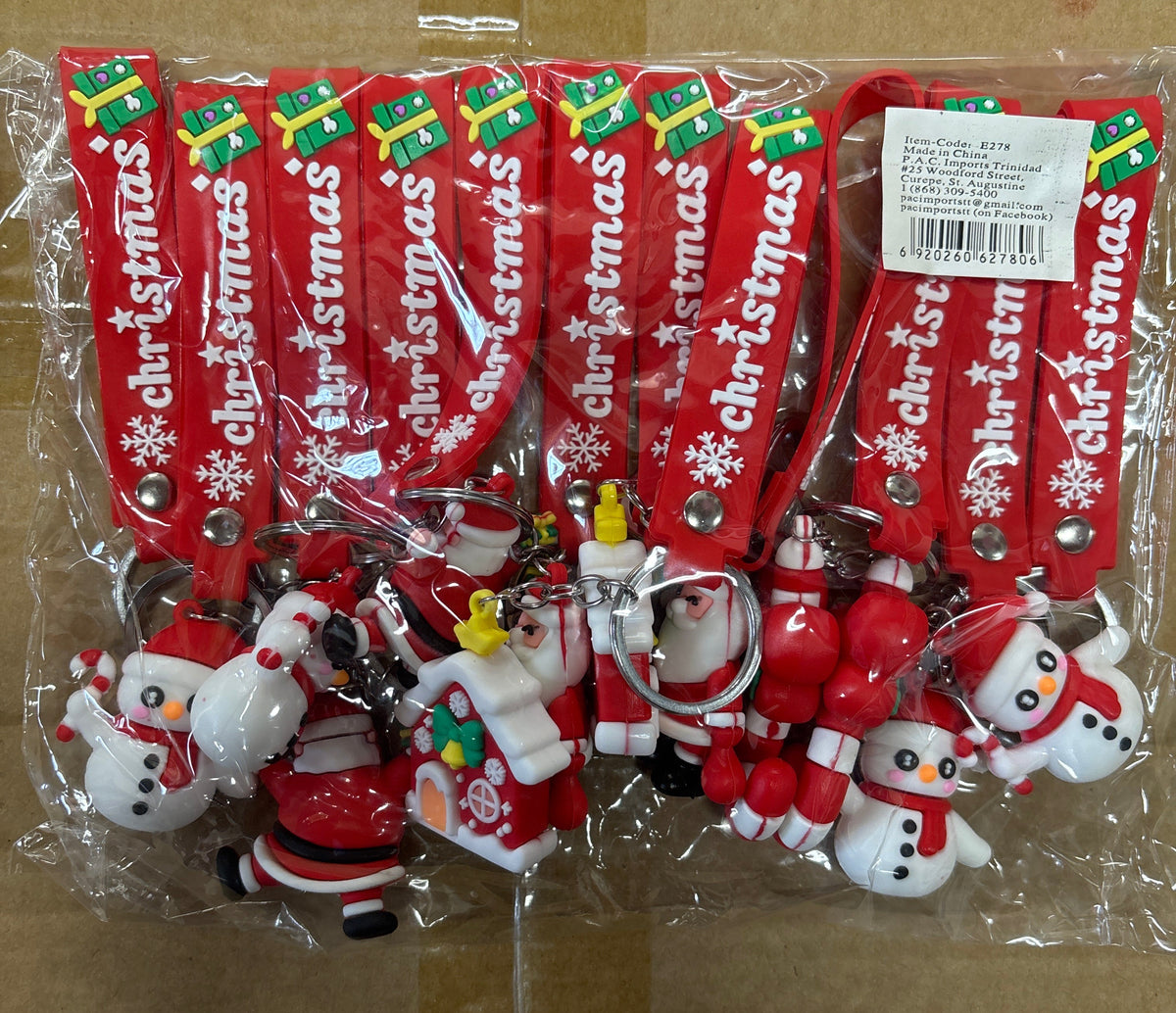 E278- Christmas Keychain