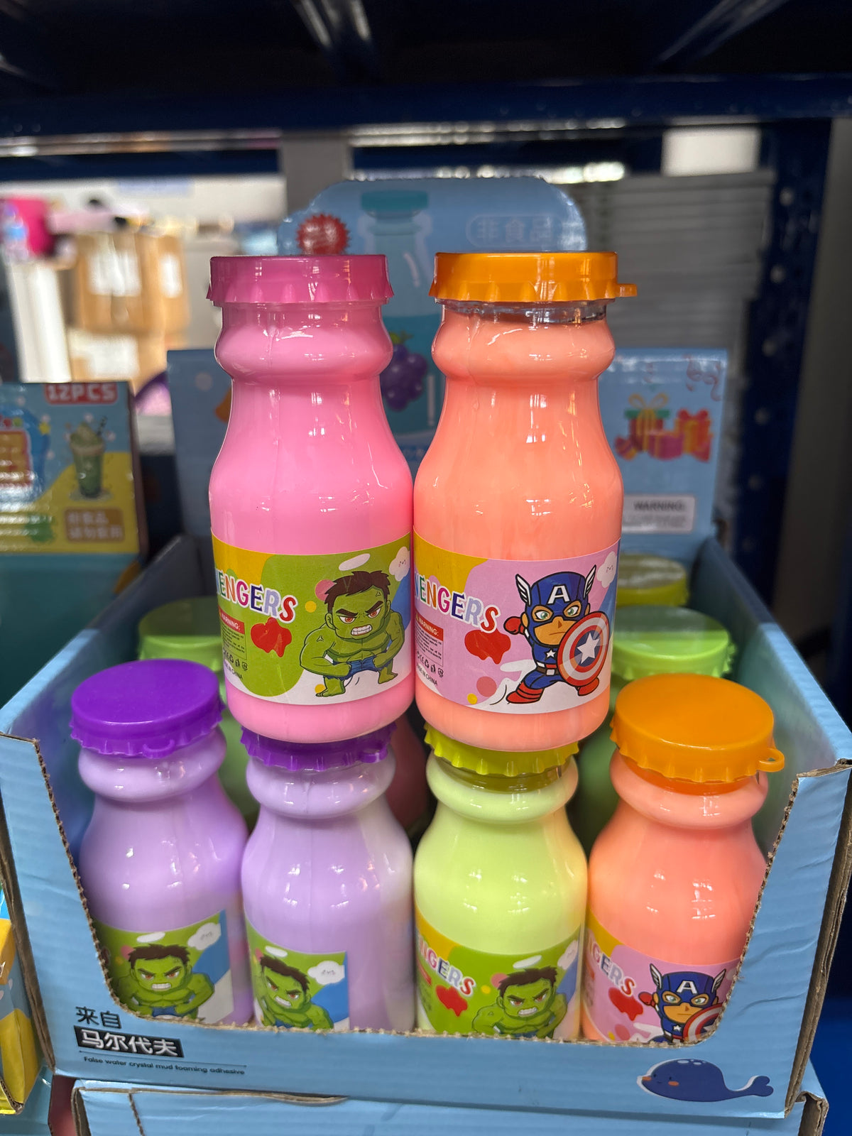 E135-Anvergers Slime bottle Fruit Scented(12pcbox $60)