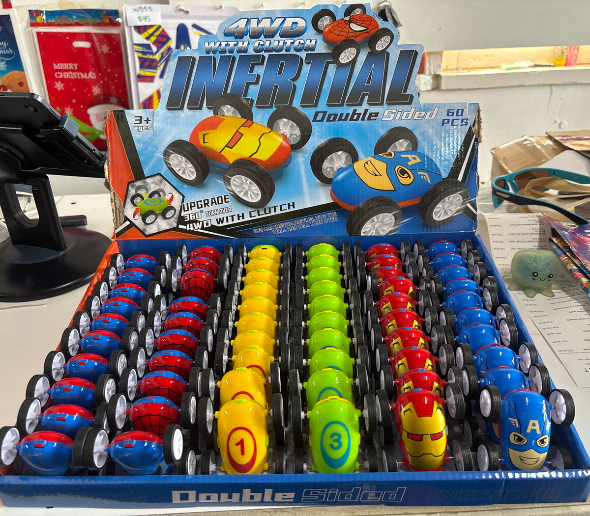 E264-Avengers Stunt Cars(60PCs box$300)