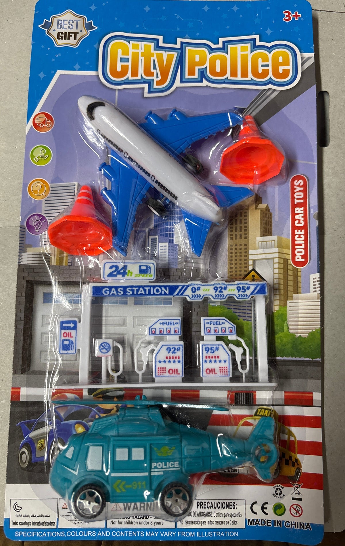 E262- Police Airplanes Set