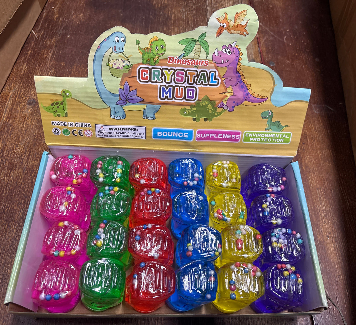 E231- Mini Dino Slime(24PCs box$72)