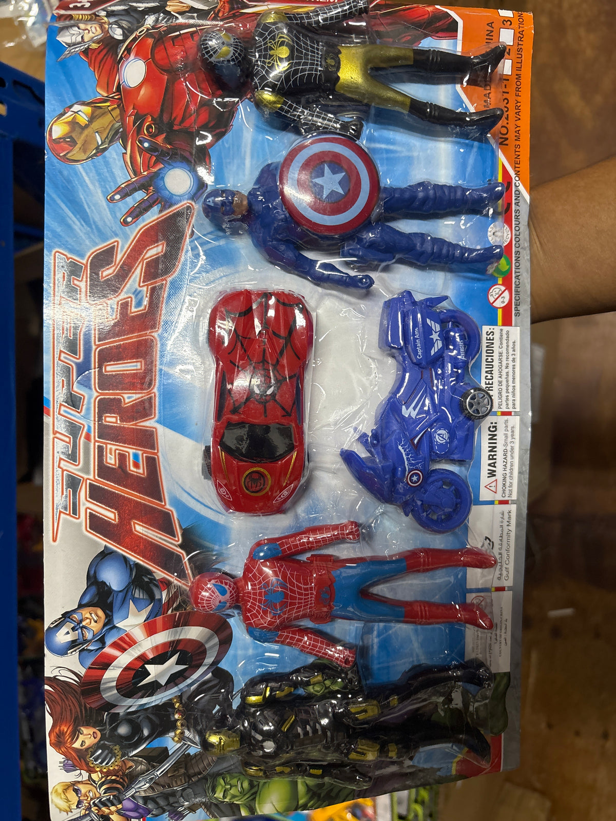 E254-Avengers Car Set