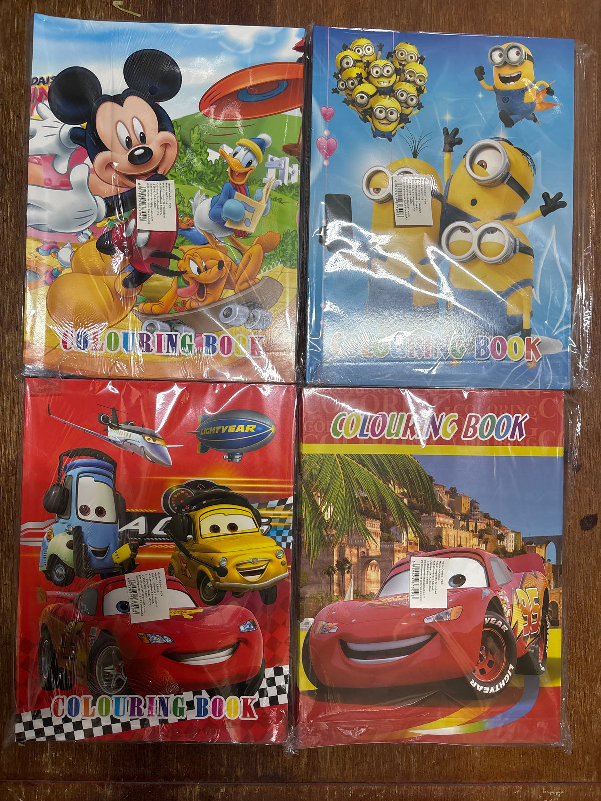 F09- Boys Disney Colouring Book with Stickers