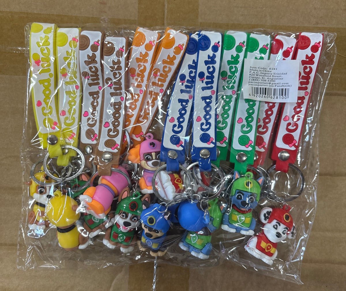 E281- Paw Patrol Keychain