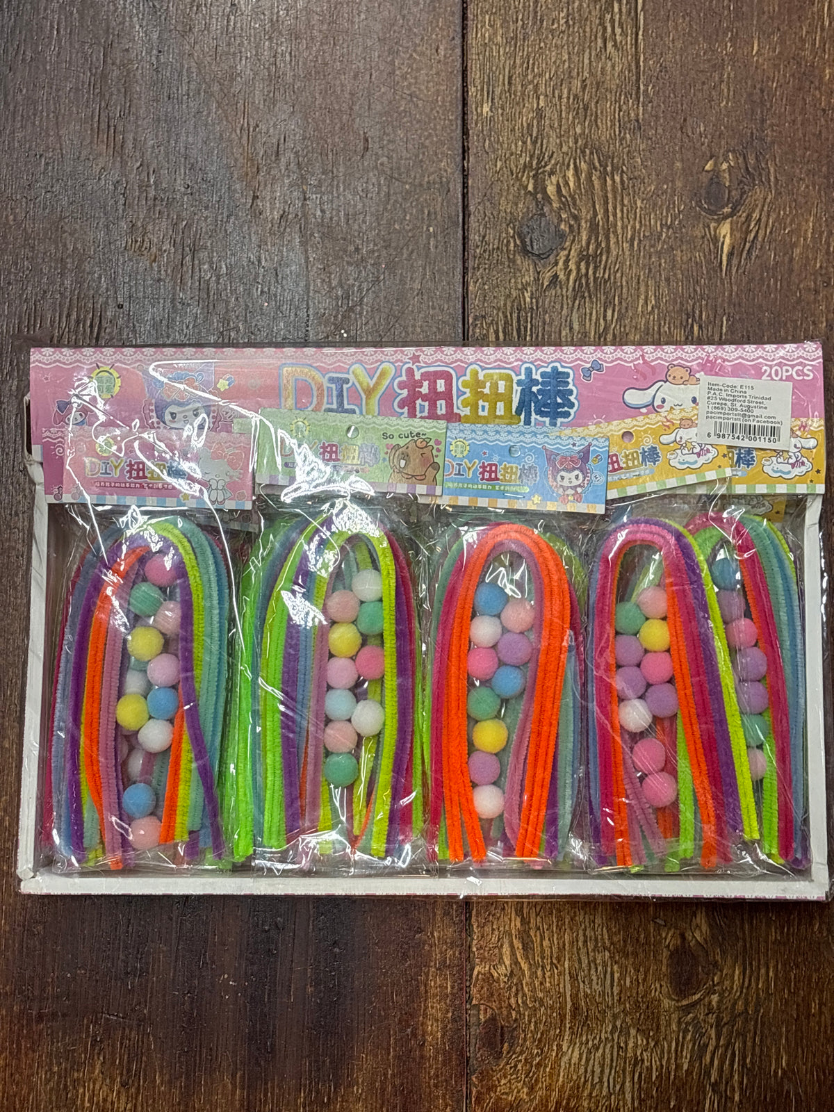 E115- DIY Wire flowers(20PCs box$100)