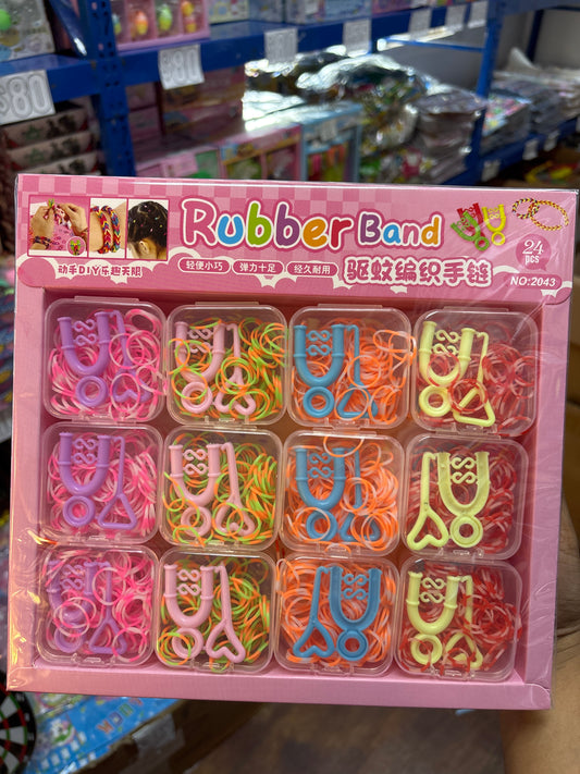 E99 - DIY Rubber Jewelry Making(24PCs box$120)