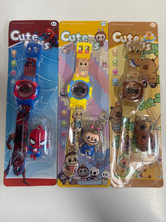 E62- Boys Disney Watch Keychain