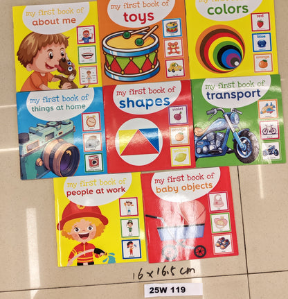 W119 - SMALL LEARNING BOOKS  - COLORS