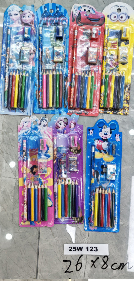 W123 - MINI BOOK WITH PENCIL SET (26X8CM)