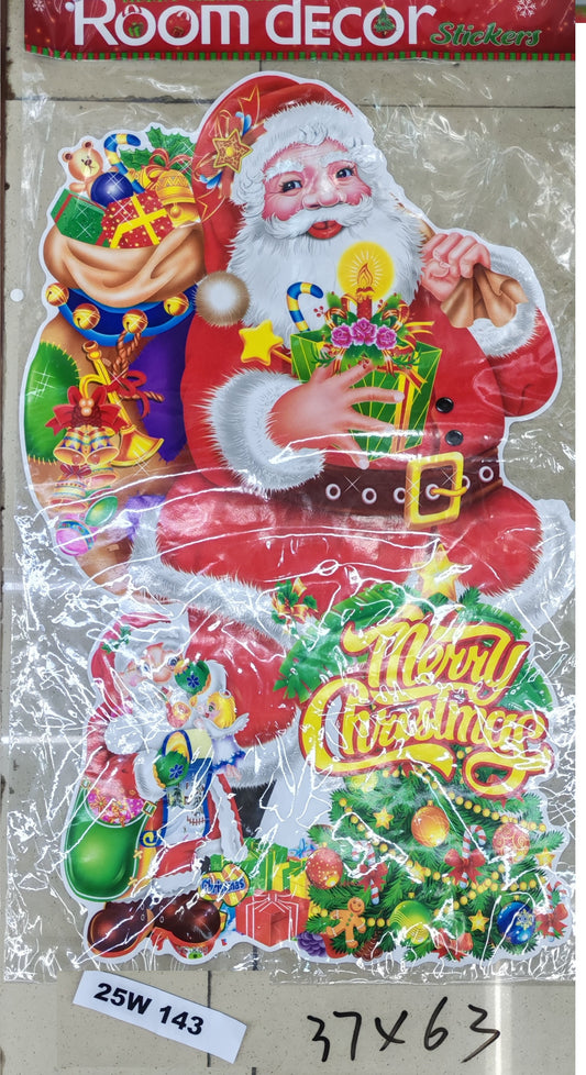 W143 - CHRISTMAS STICKER (37X63CM)