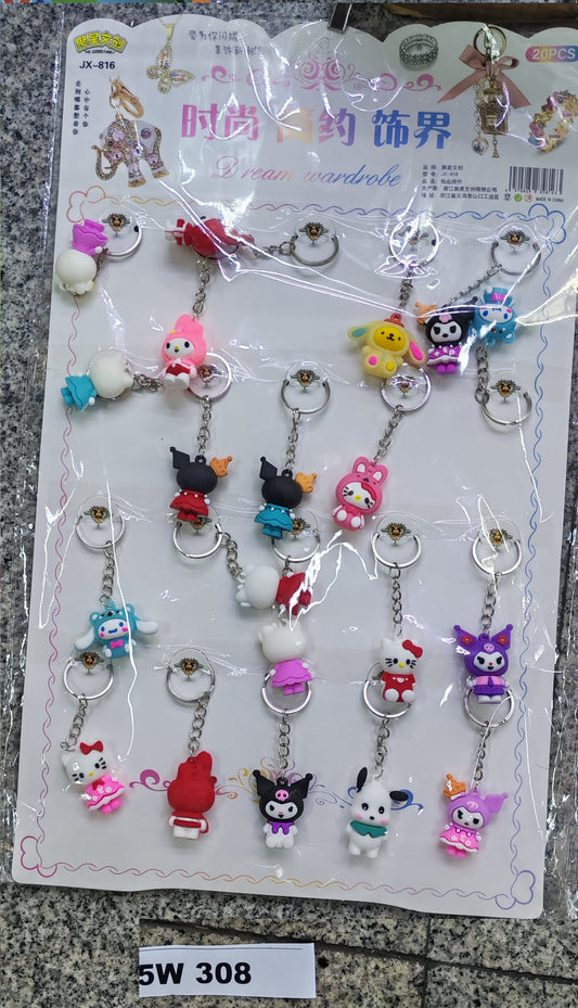 W307 - LALABU KEYCHAIN 20 PC