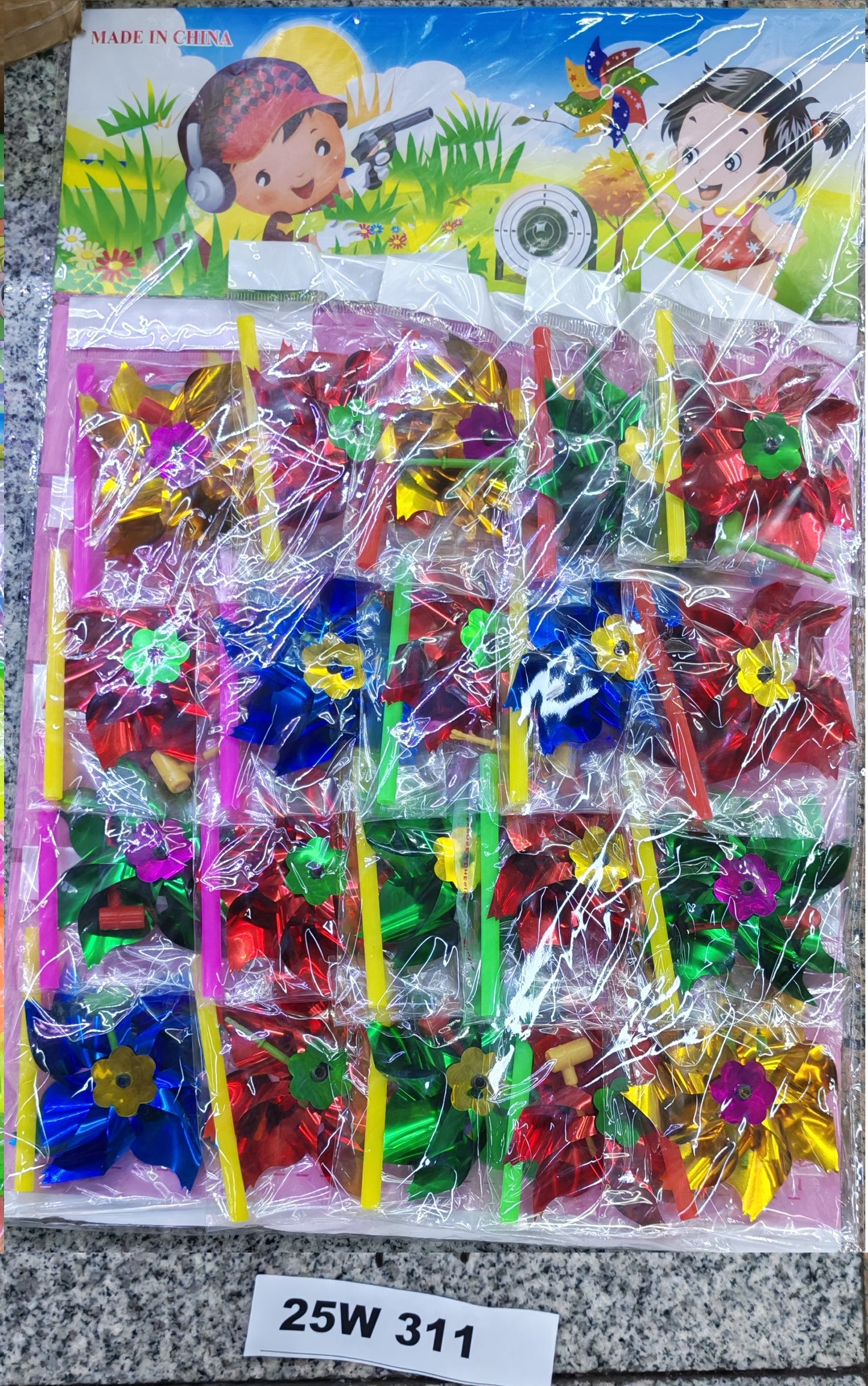 PARTY FAVOR W311 - WINDMILL 20PC
