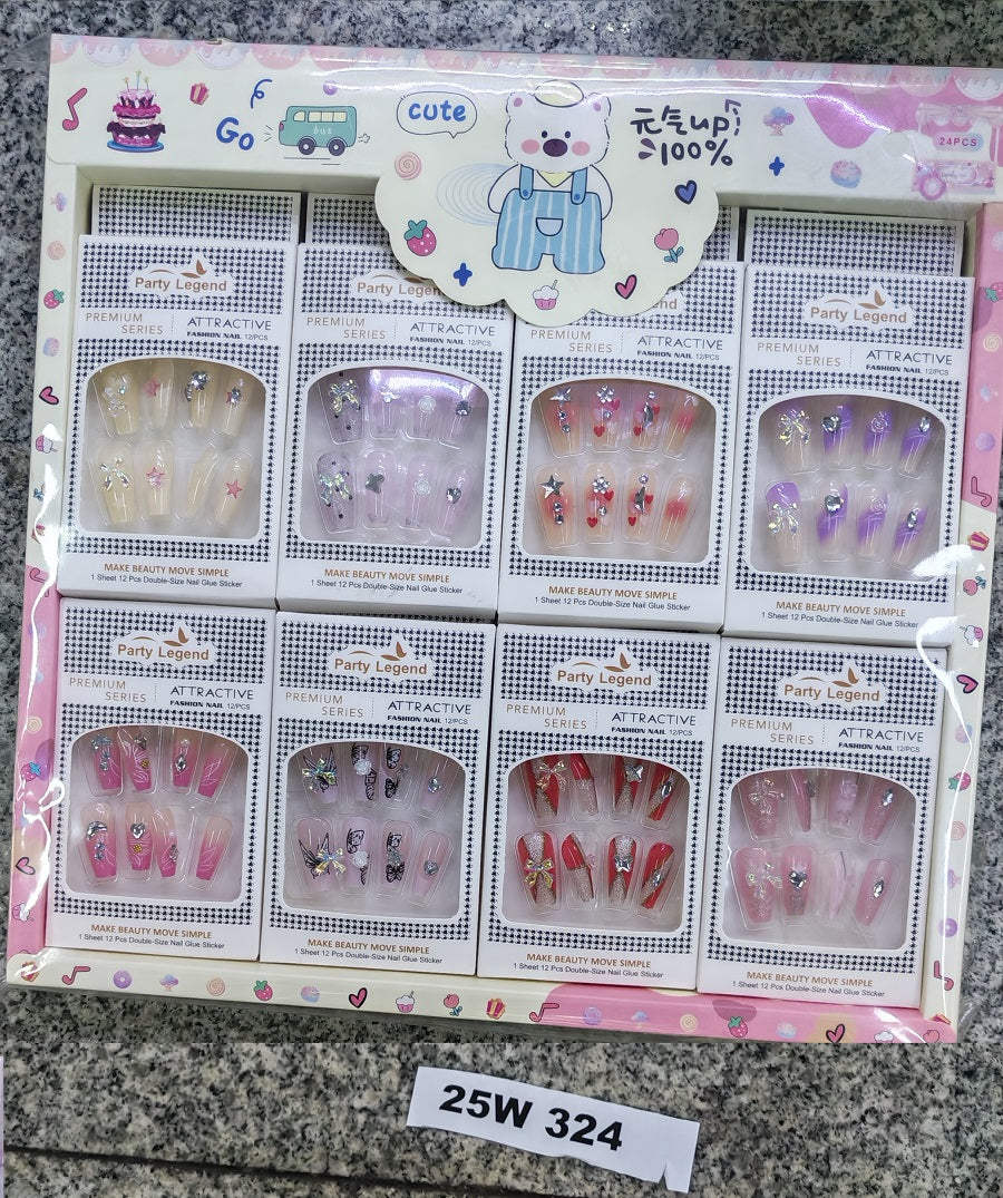 W324 - NAIL SET TEEN 1PC