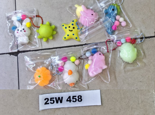 W458 - MINI SQUISHY WITH BALLS/ANIMAL