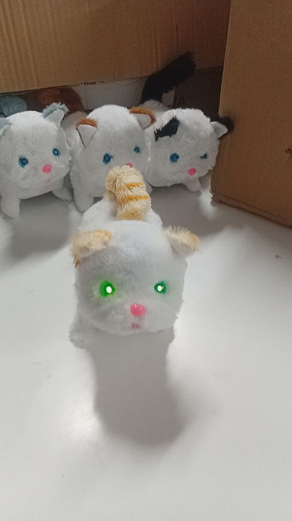 WALKING CAT TOY - light Brown