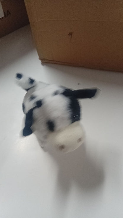 WALKING COW TOY - Pink and White