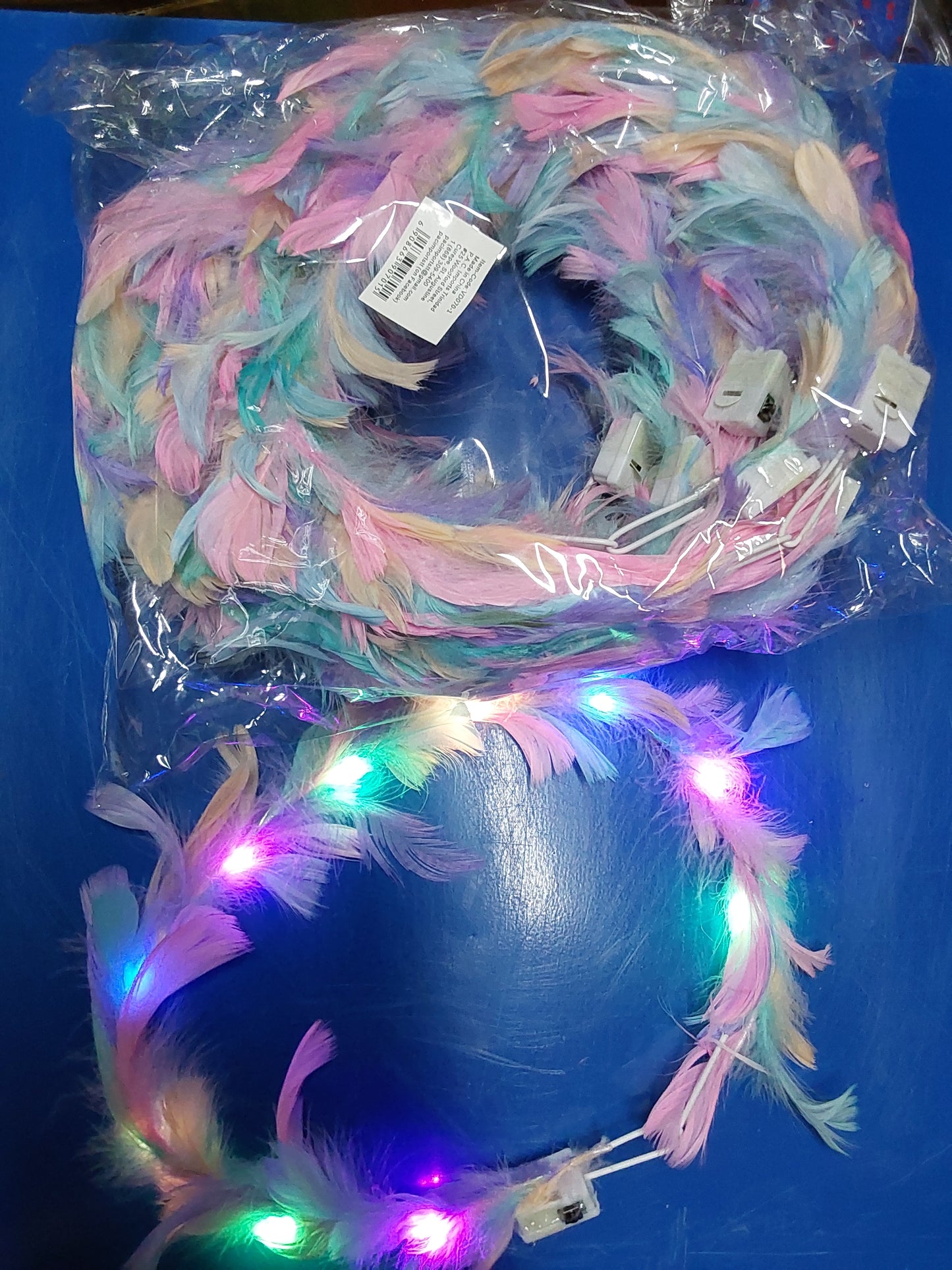 VD070-1 - RAINBOW COLOR HEADPIECE MULTI LED