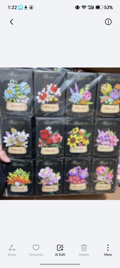 E305-Flowers bricks
