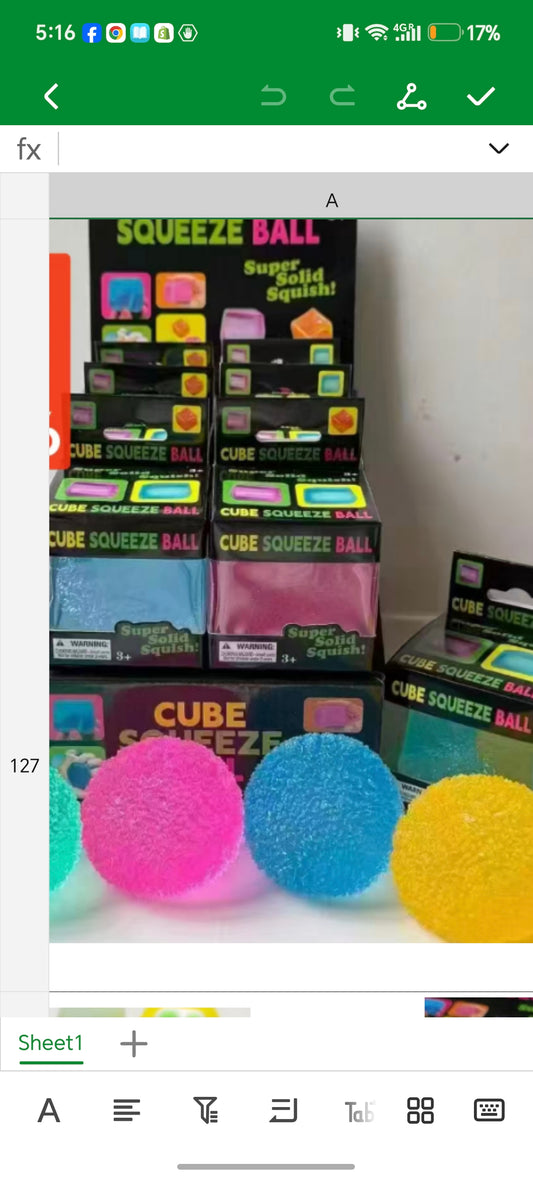 E191-Crystal Ball Squishy(12PCs box$180 )