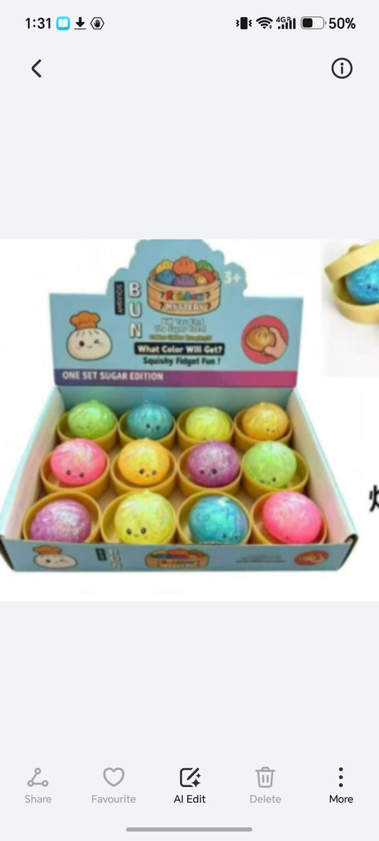 E147- Small Glitter Dumplings(24pcsbox$240)