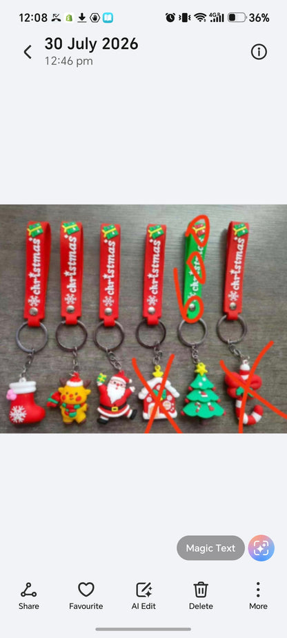 E278-1 - Christmas Keychain