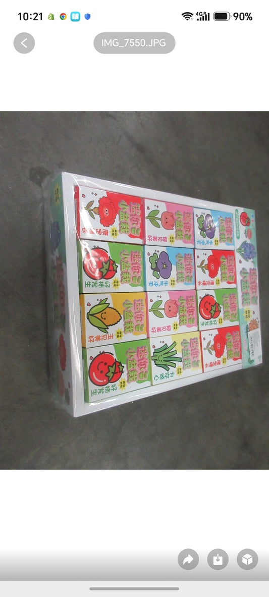 E93-Diy Fruits/Flowers (Grow it on your own)(24PCs box$120)