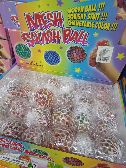 V210 - SMALL STRESS MESH BALL (24/PK)